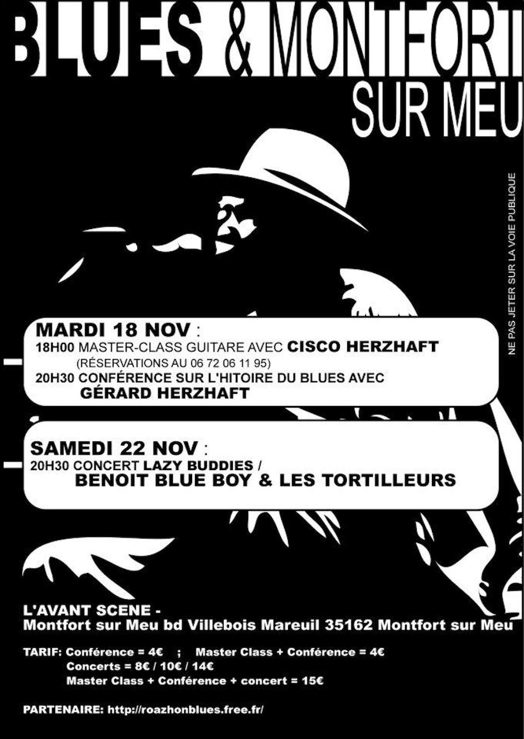 affiche Montfort Blues Festival 2008