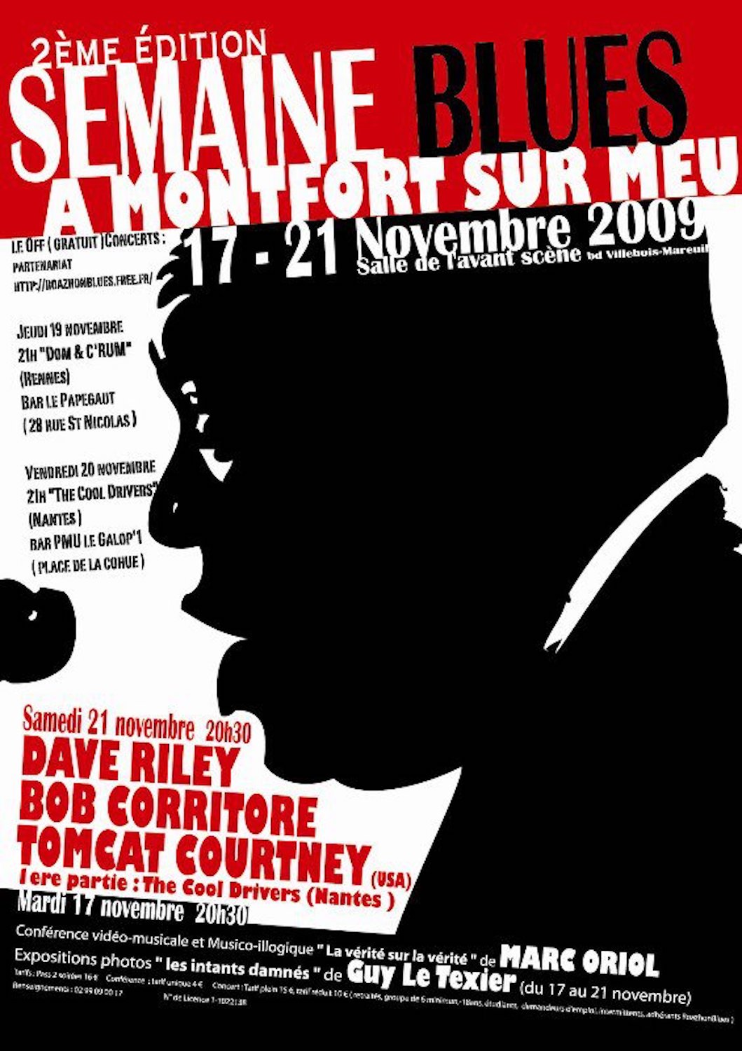affiche Montfort Blues Festival 2009