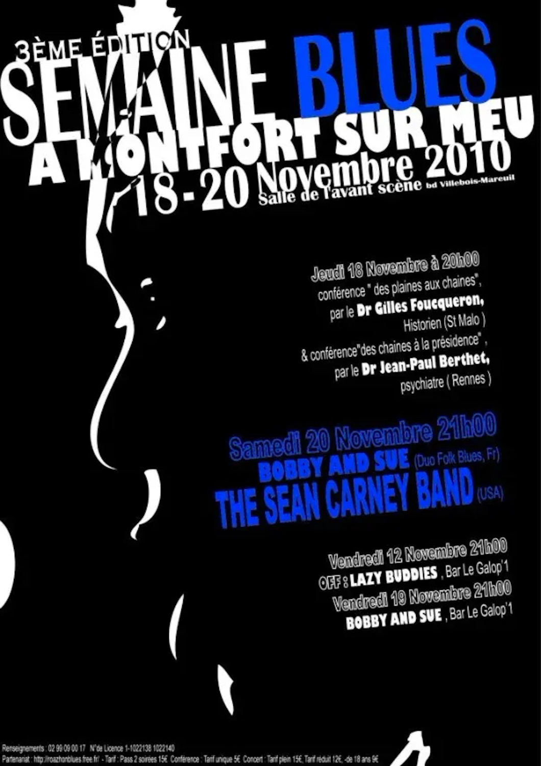 affiche Montfort Blues Festival 2010