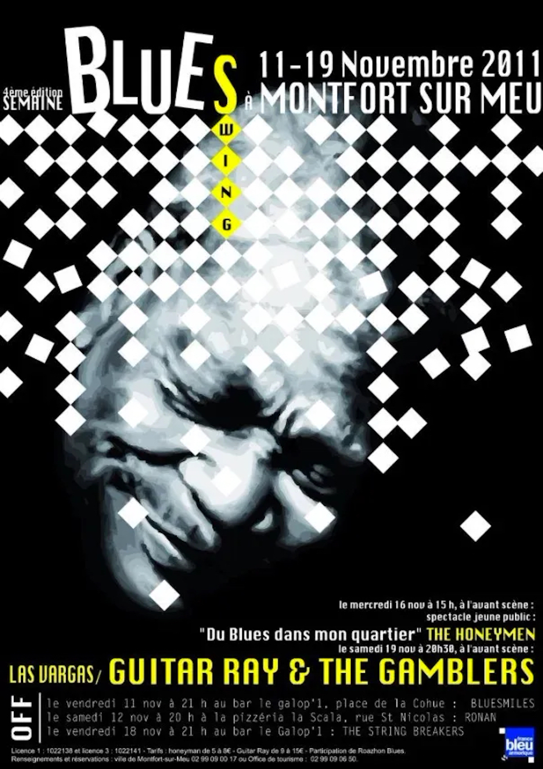 affiche Montfort Blues Festival 2011