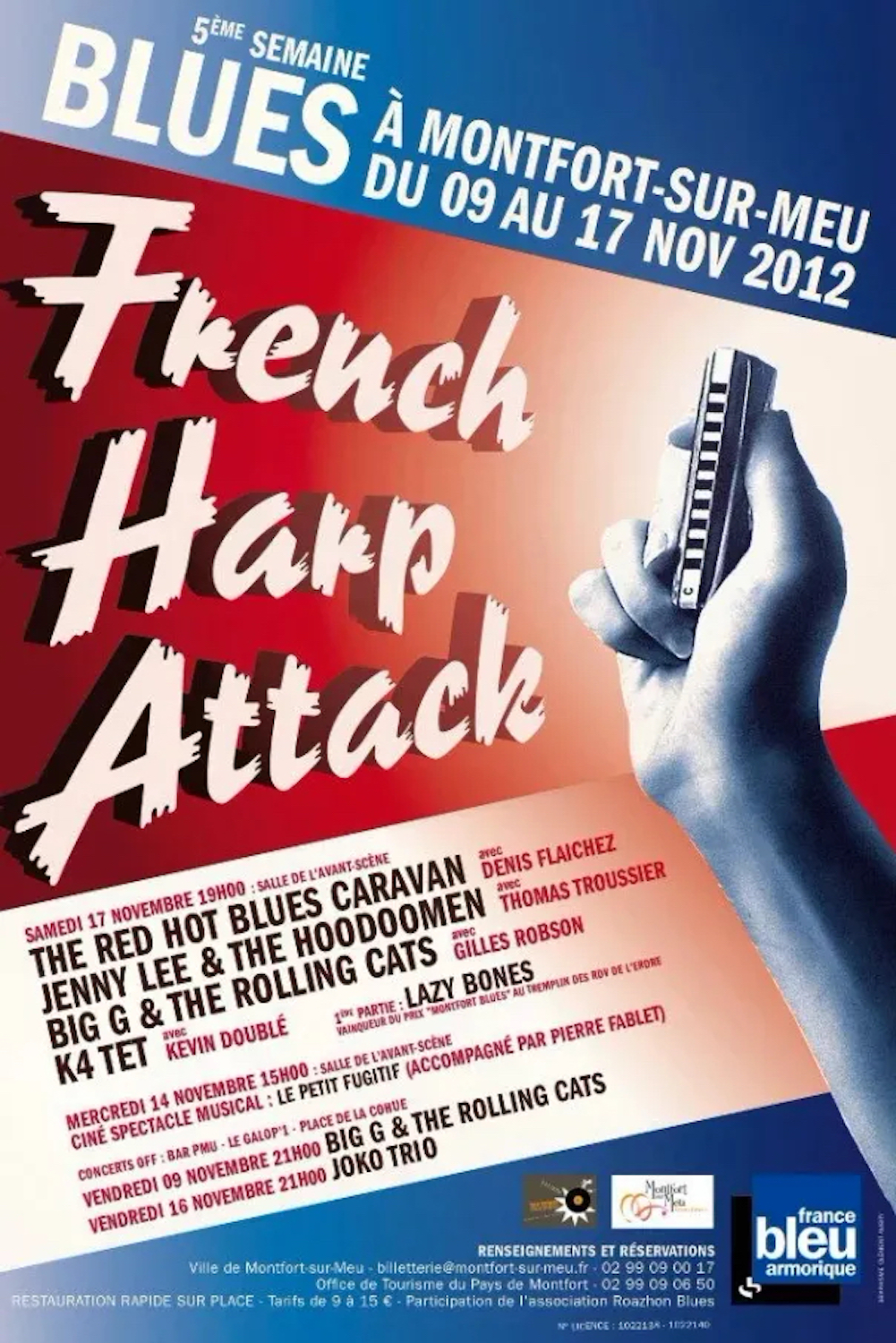 affiche Montfort Blues Festival 2012