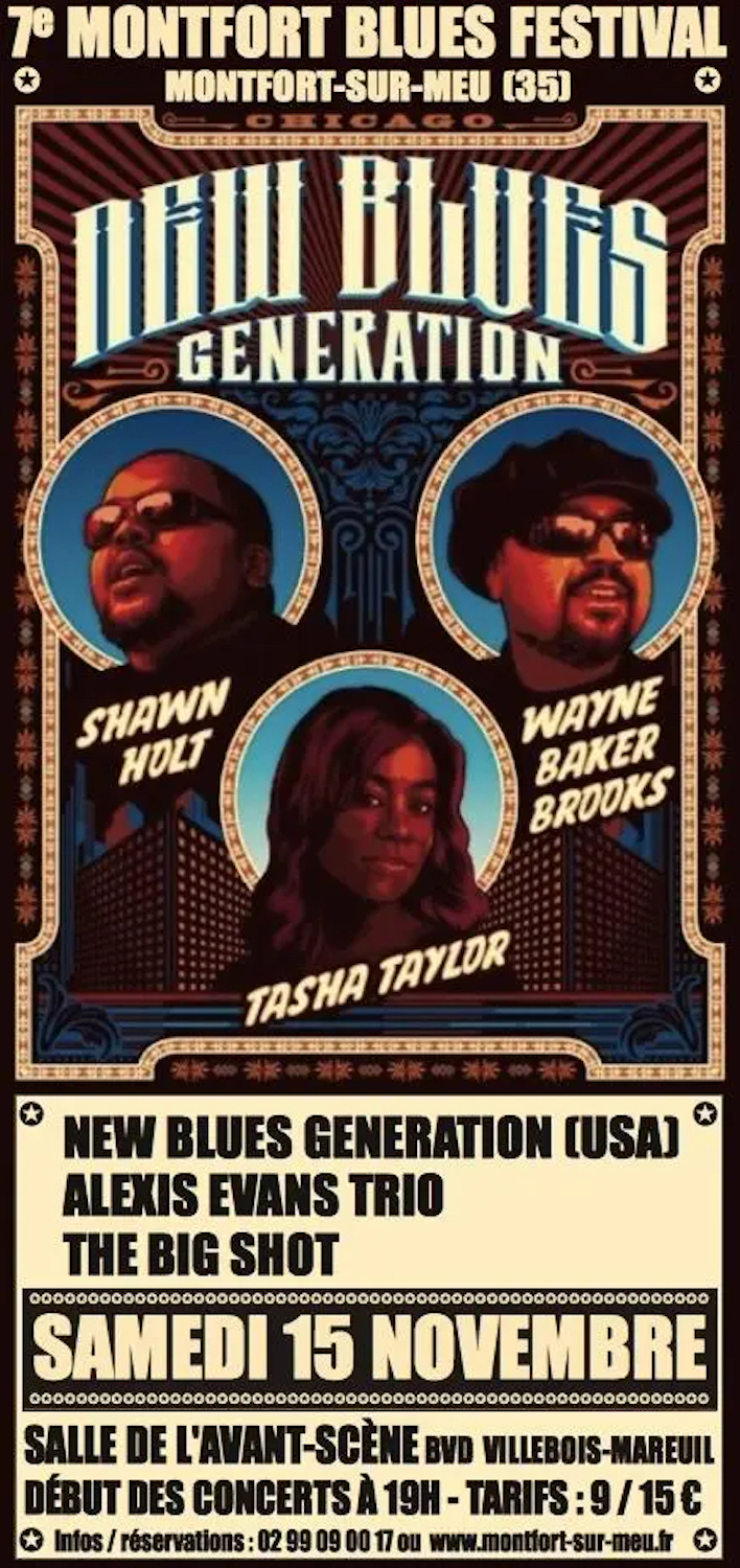 affiche Montfort Blues Festival 2014