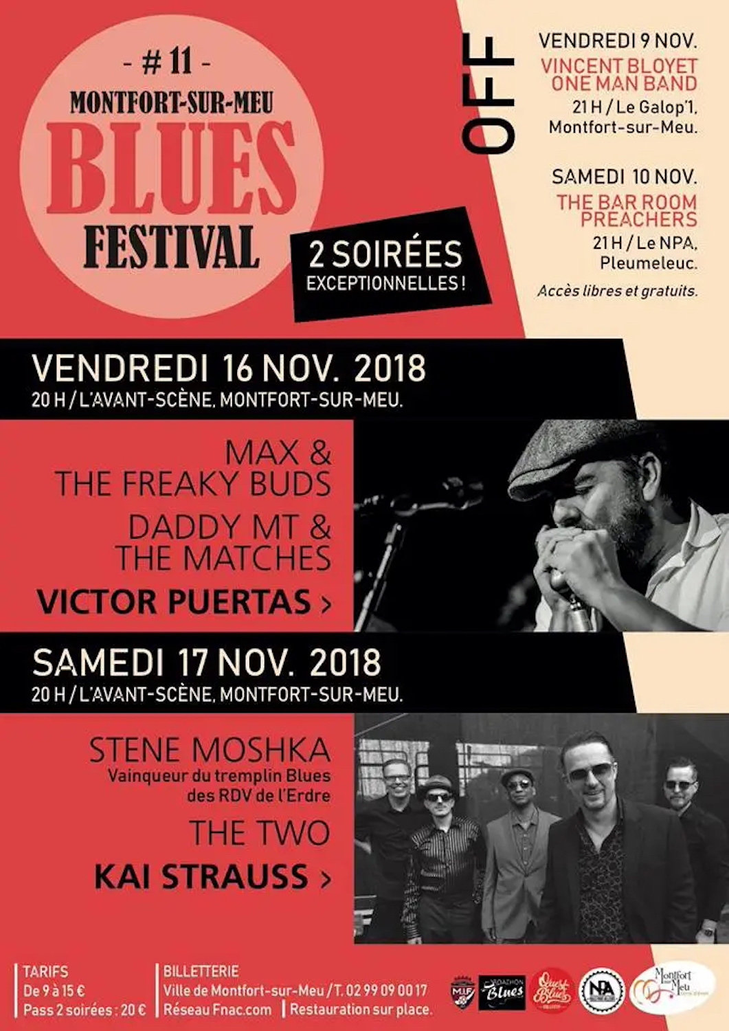 affiche Montfort Blues Festival 2018
